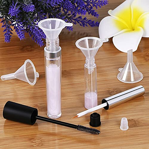 DIY Mascara & Eyeliner Tubes Kit, 8ml & 7ml Empty Bottles with Wands