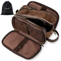 Elviros Men's Small Toiletry Bag | Water-Resistant Dopp Kit