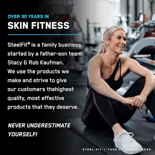 SteelFit Steel Fit + Tone | Skin Tightening Cream for Body | 30-45 Days of Supply | 24-Hour Skin Firming Body Lotion, Belly Firming and Tightening Cream | Milk & Honey