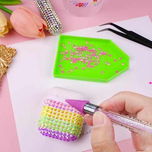 18000 Pcs Multicolor 3mm Resin Rhinestones for Nail Art