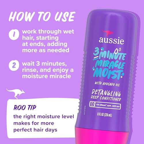 Aussie Total Miracle Hair Care Bundle | Shampoo, Conditioner & Deep Treatment