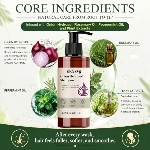 Onion Hydrosol Conditioner for All Hair Types - Rosemary & Biotin