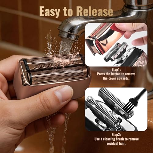 Ufree Men's Electric Trimmer & Foil Shaver Set – Rechargeable Beard & Body Grooming Kit