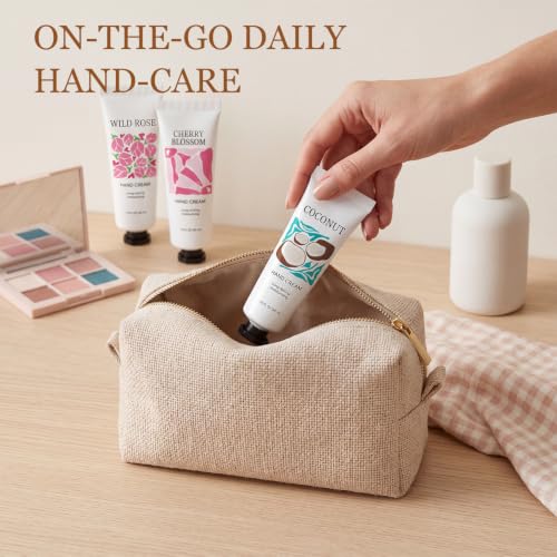 12 Pack Travel Size Hand Cream Set for Dry Hands - Bulk Fragrance Lotion