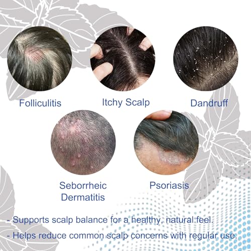Folliculitis Shampoo for Itchy Flaky Scalp - 10.58 Oz