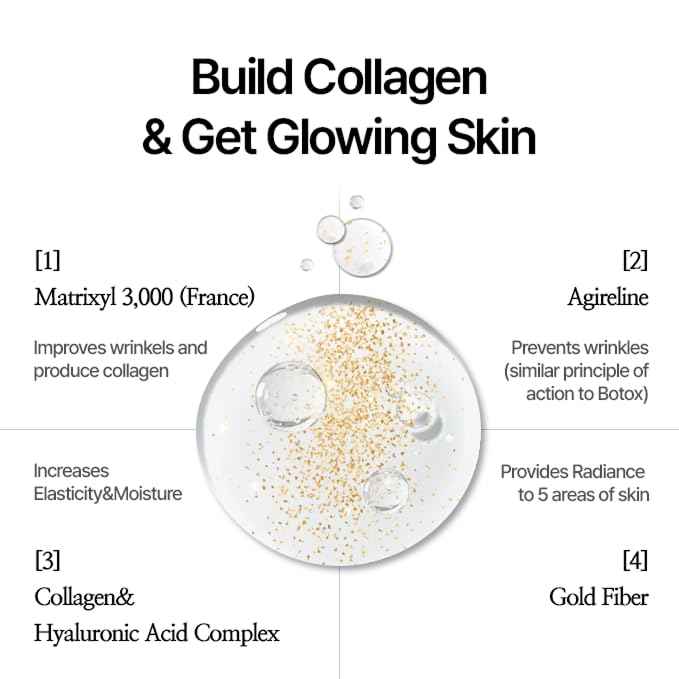 Wrinkle Argireline Serum – GLASS SKIN 14 Days Miracle Cellinto TOX 5D Shot – Korean Anti-Aging Serum with Matrixyl 3000, Collagen & Hyaluronic Acid – Smooths Fine Lines & Firms Skin – 0.47 oz