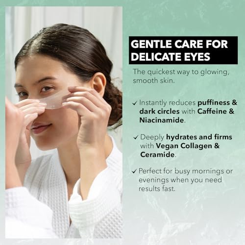 Quick Refresh Duo - 3-In-1: Detox, Treat, Boost - Firming & Barrier-Protecting Face Mask + Under Eye Patches with Cica & Zeolite - Dermatologist Tested, Korean Skin Care - 2 Pack