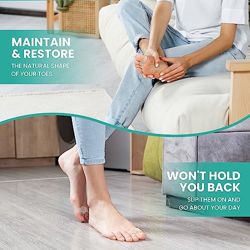 Bunion Corrector Toe Separators (12 Pack) – Aloe Vera Gel