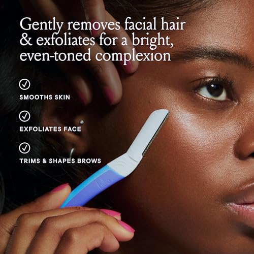 Waterpark Edition Billie Face Razor for Women Dermaplaning - 1 Handle & 3 Refills