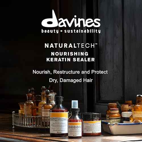 Davines Naturaltech NOURISHING Keratin Sealer, No Rinse Softening And Protection to Strengthen And Defend Against Split Ends, 3.38 Fl. Oz.