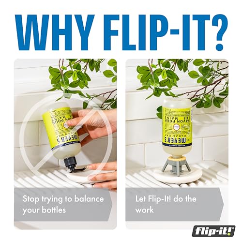 Flip-It! 2-Pack Pastel Bottle Emptying Kit – Universal Fit for Most Plastic Bottles