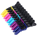 Mixed Hair Clips for Women Wide Teeth & Double-Hinged Styling Sectioning Clips - 10 Pack