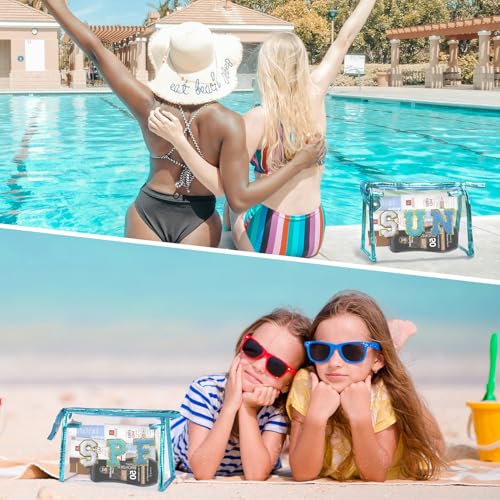 COSHAYSOO Clear Sunscreen & Makeup Travel Pouch