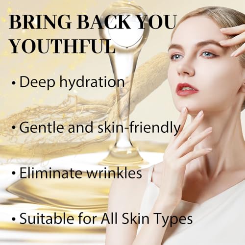 Ginseng Essence Anti Wrinkle Essence Water, Wild Ginseng Serum Extract Liquid Essential Oil, Korean Polypeptide Anti-Ageing, Firming & Tighten kincare Serums Moisturizer Gentle (2)