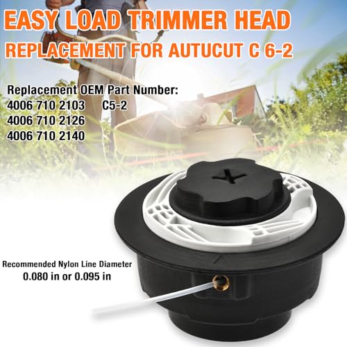ERGIT Easy Load Trimmer Head Replacement for Stihl FS38 FS40 FS45