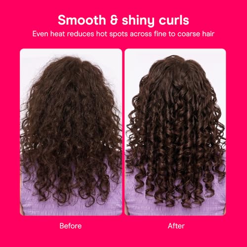 Conair 1-Inch Curling Iron for All Hair Types with Adjustable Heat