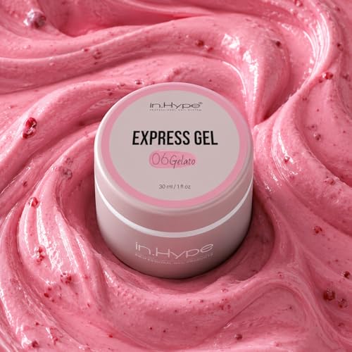 IN.HYPE Express Liquid Builder Gel in a Pot - HEMA & TPO Free Hard Gel (Gelato #6)