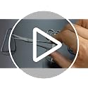 ESVIENS Curved Precision Cuticle Scissors - Stainless Steel Manicure Trimmer