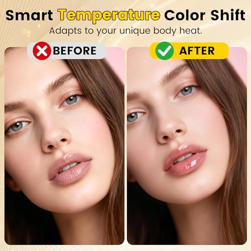 pH Color-Changing Lipstick for Women - Long Lasting Moisturizing