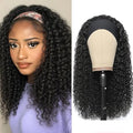 Deep Wave Headband Wig 16" Human Hair Glueless