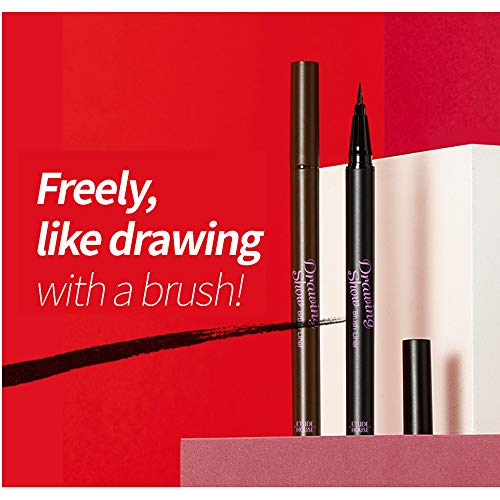 ETUDE Drawing Show Brush Eyeliner - Waterproof Liquid Pen