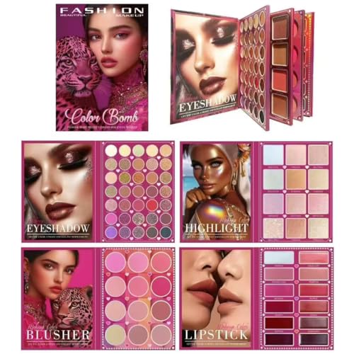 Miss Demi All-in-One Makeup Palette Set - Eyeshadows, Blush, Contour, Lipstick