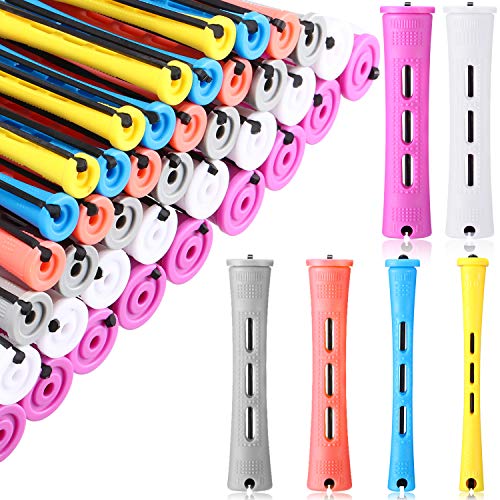 WILLBOND 60 Pcs Short Perm Rods Kit for Natural Hair