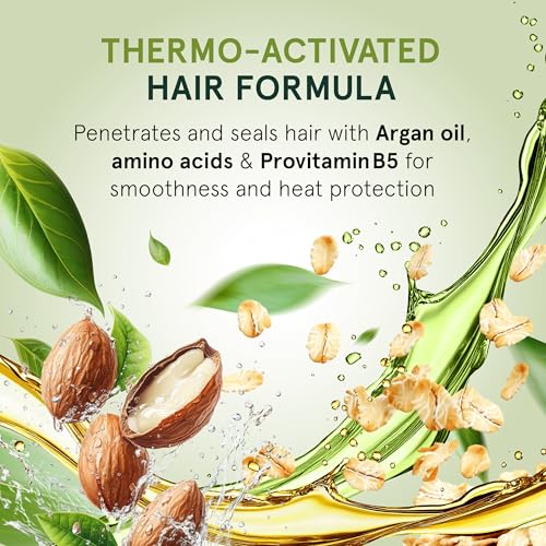 Inoar Argan Oil Thermoliss Balm Defrizzer with Amino Acids & Provitamin B5 for Long-Lasting Frizz Control & Heat Protection, 8.1 fl.oz