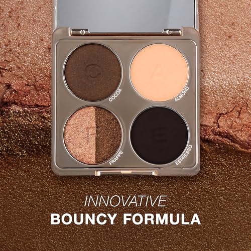 Absolute New York Bouncy Eyeshadow Quad in Rose