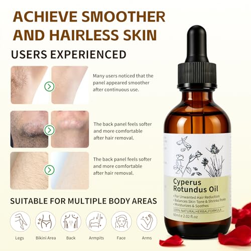 Cyperus Rotundus Oil for Hair Removal & Skin Care