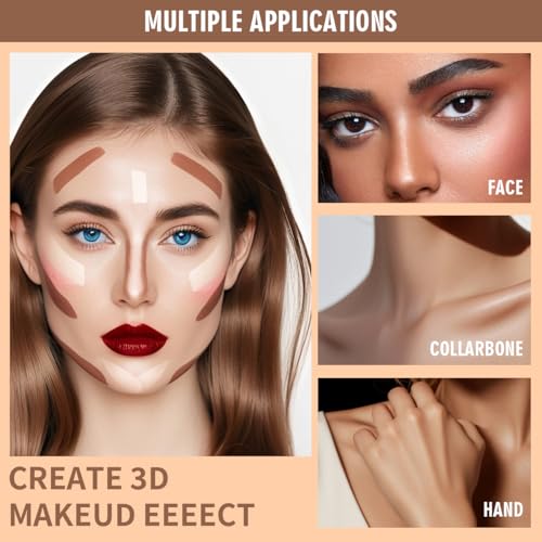 QIC Liquid Blush for Natural Matte Finish Multi-Use Blush Stick for Eyes Lips & Cheeks Nourishing & Long-Lasting (04 Coral)