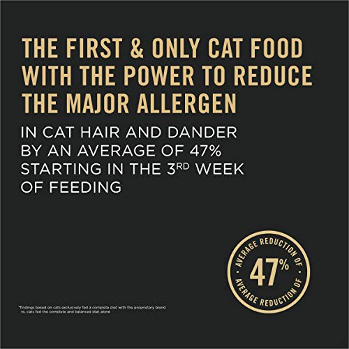 Purina Pro Plan Allergen Reducing Senior Cat Food, LIVECLEAR Adult 7+ Prime Plus Chicken and Rice Formula - 3.2 lb. Bag