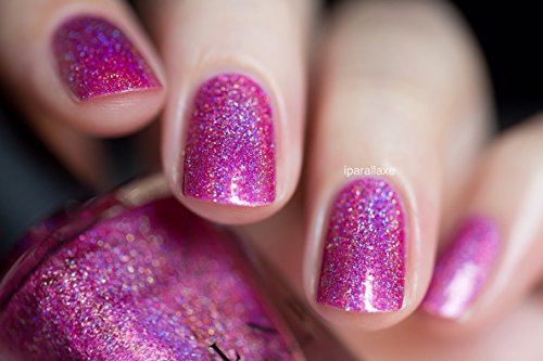 ILNP Paige Berry Pink Holographic Nail Polish