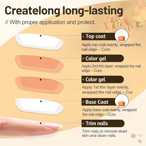 TONITU G · Gel Nail Polish Set 6 Colors Gel Polish Kit, Light Grey Soft Pink Pastel Blue Lavender Pale Yellow Blush Nail Art Design Soak Off LED at Manicure DIY Home Salon Gifts for Women Girls