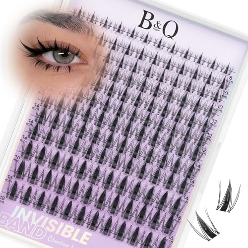 B&Q Fairy Lash Clusters - Wispy Eyelash Extensions 8-18mm 144pcs