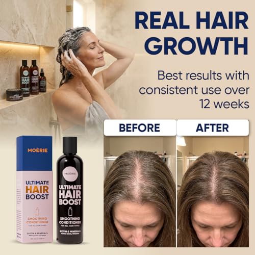 Moerie Hair Growth Conditioner for Men and Women – Biotin & Rosemary Thickening Solution