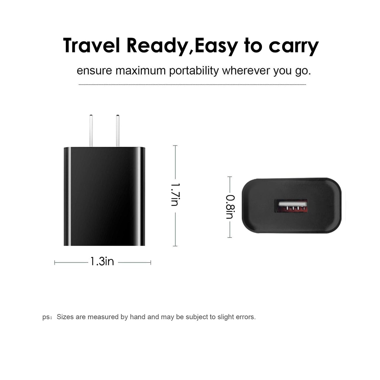 5V USB Wall Power Adaptor Charger Block for Philips Norelco USB Charger for Shavers 2400, 3600, 3900 & hq87 2600 Series 5000, 7000, OneBlade QP2724 Trimmer, Sonicare 4100 3100 2100 1100 HX3681,Bitvae