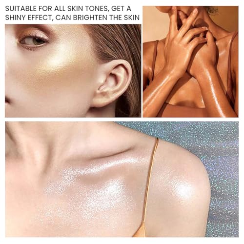Body Glitter Spray Highlighter - 4 Colors, Quick-Drying