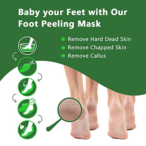 Liefiet Foot Peeling Mask Socks 5-Pack Tea Tree