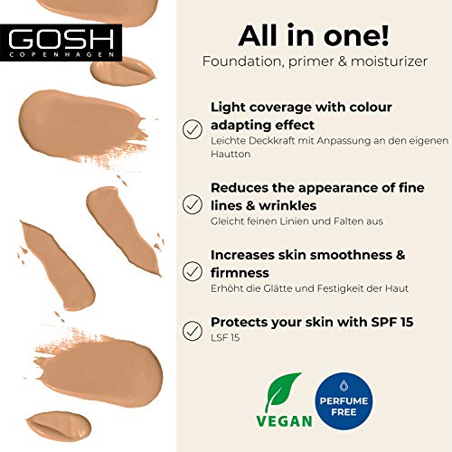 Gosh BB Cream Warm Beige 3 | Full Coverage Foundation