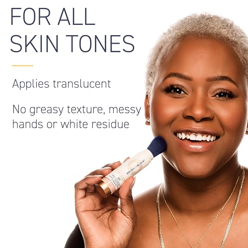 Brush On Block SPF 50 Translucent Mineral Powder Sunscreen - Easy to Apply & Reef-Friendly