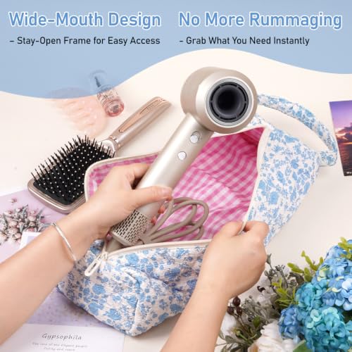 Hair Tool Organizer Bag for Dryers & Curling Irons