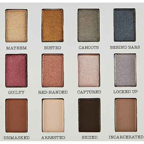 theBalm Foiled Again Eye Shadow Palette, Long-Lasting, Pigmented Matte, Supernatural Shine, Wet or Dry Formulas, Reflective Finishes, Multi-Color 0.34 oz