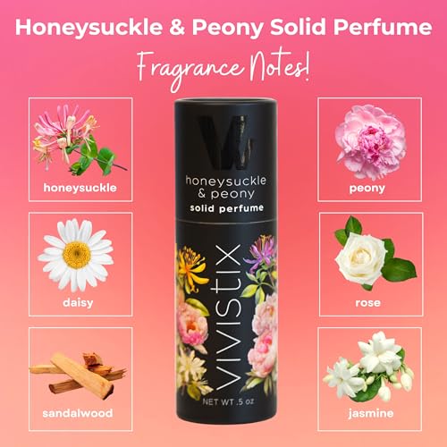 Solid Perfume Stick Honeysuckle Peony - TSA Travel