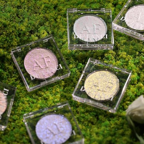 Blue-Purple Shimmer Highlighter Palette | Long-Lasting Glow