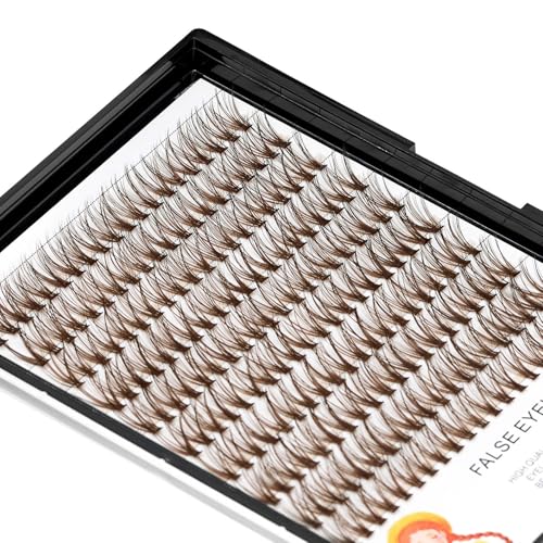 D Curl Cluster Lashes 12mm - 120 Pcs Dramatic Volume False Eyelashes