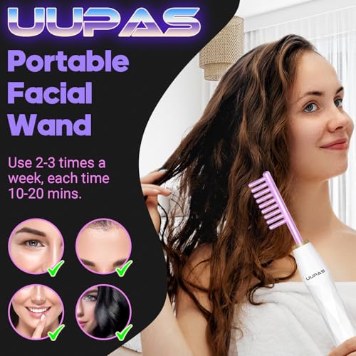 UUPAS High Frequency Facial Skin Therapy Wand Machine