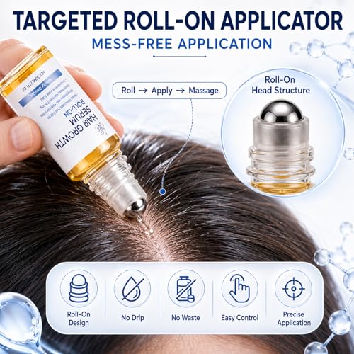 Nexkayee Hair Growth Serum Roll-On with Rosemary Oil - 30ml