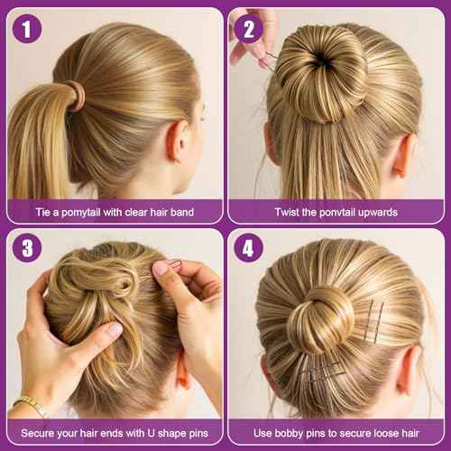 300 Pack Brown bobby pins for women, 4 Assorted Sizes of Large and Small Premium Bobby Pins + U Shaped Hair Pins for Buns, Updo Style - Non Slip Secure Hold(Brown)