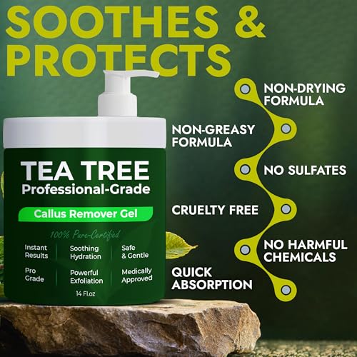 Professional Callus Remover Gel with Tea Tree Oil - 14 fl oz